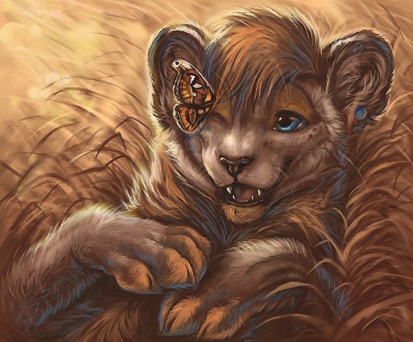 Львенок арт