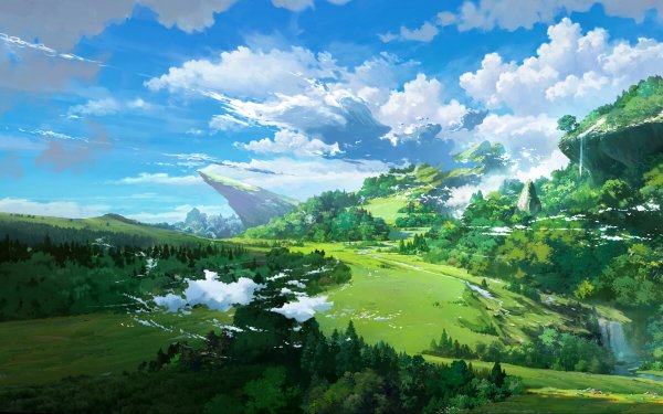 Аниме пейзаж