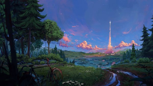 Аниме пейзаж