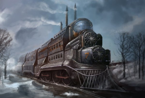 Локомотив стимпанк