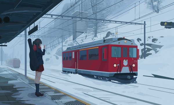 Аниме электричка