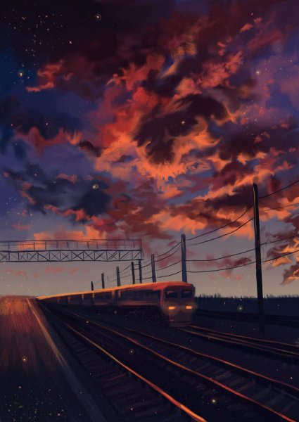 Железная дорога арт