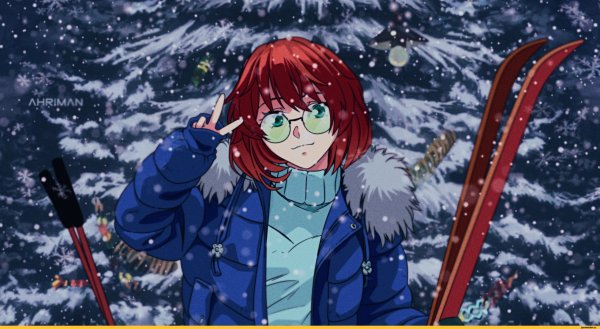 Простоквашино в стиле аниме