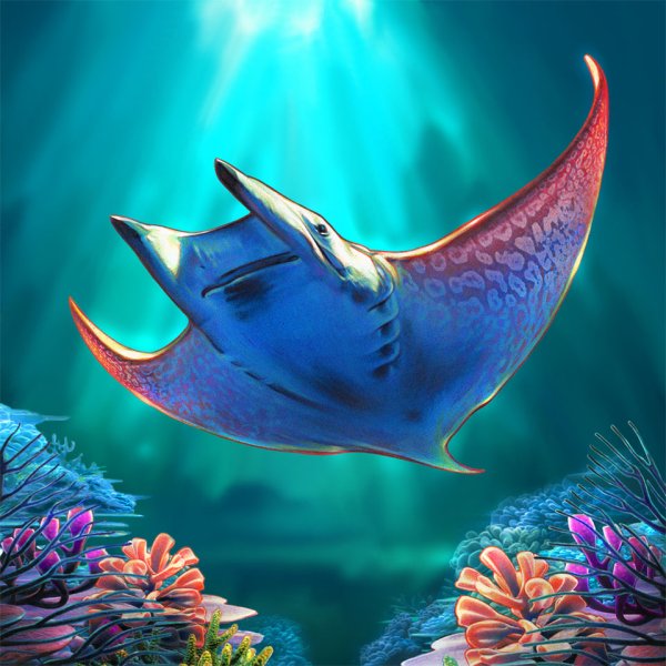 Морские обитатели арт