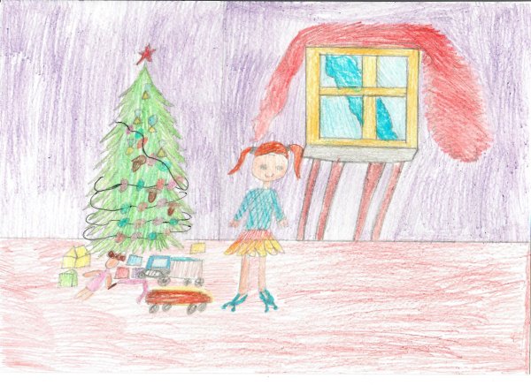 Зощенко елка рисунок