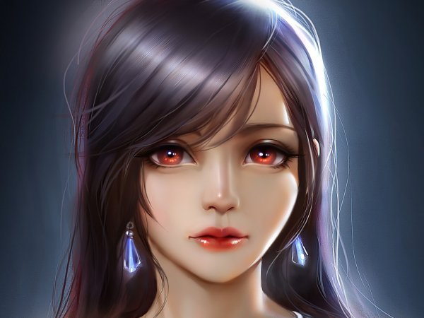 Аниме лицо девушки