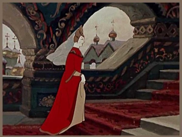 Царевна и царица в сказке о мертвой царевне и семи богатырях