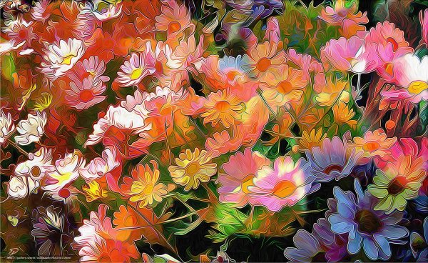 Искусство живопись цветов