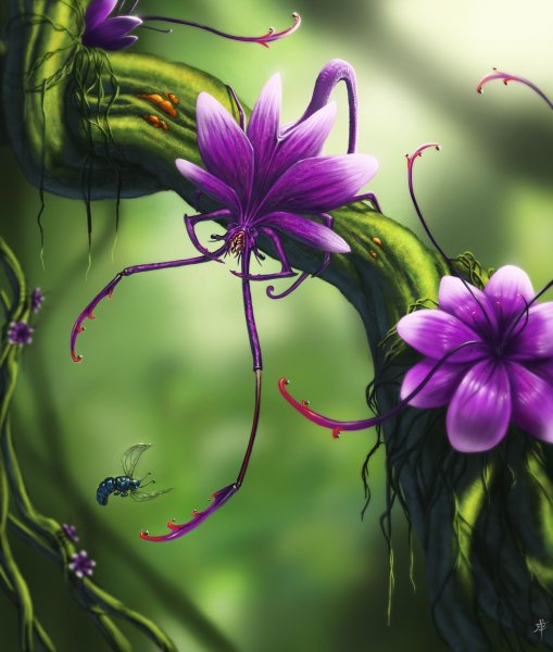 Цветы фэнтези