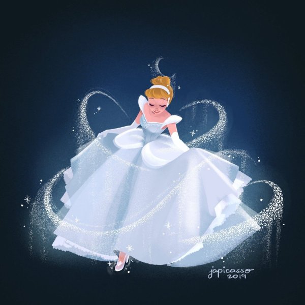 Золушка Дисней арт