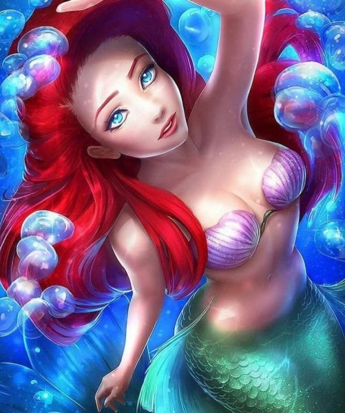 Русалочка Ариэль арт