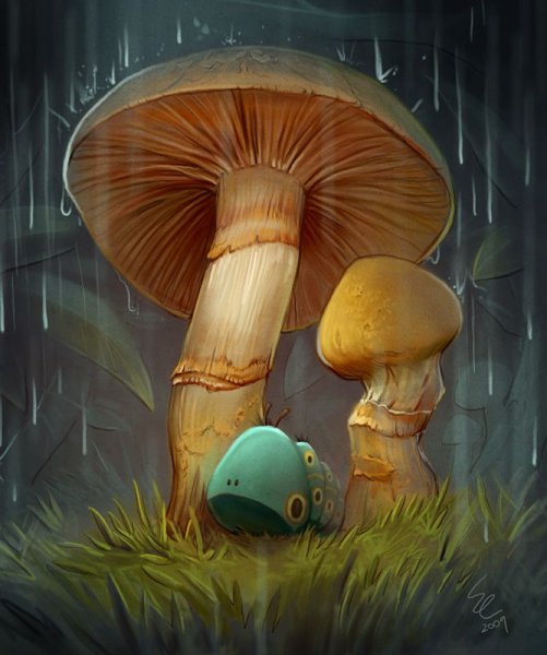 Грибы арт