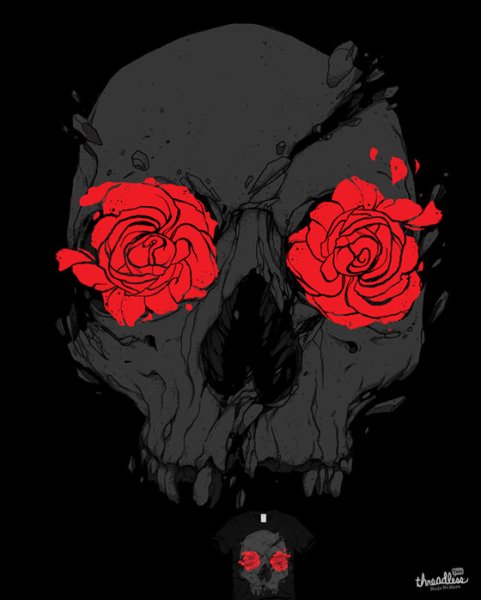 Арты с черными цветами