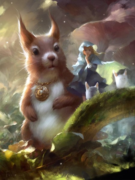 Белка фэнтези