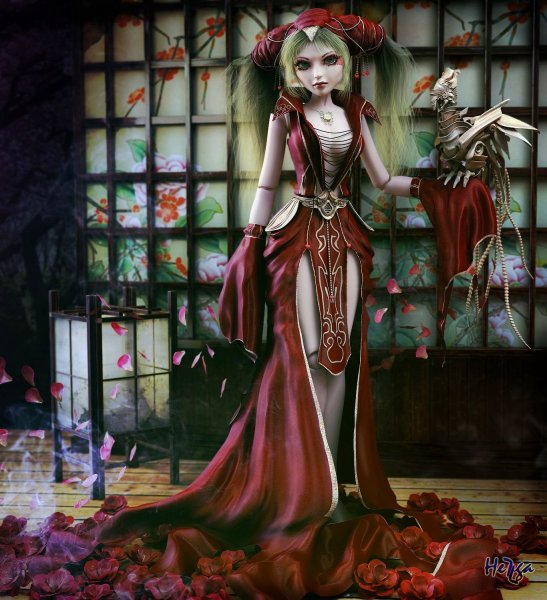 Живая кукла арт