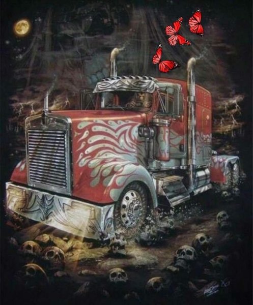 Петербилт тягач арты