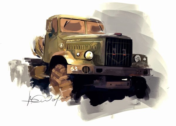 Урал 4320 арт Ткаченко