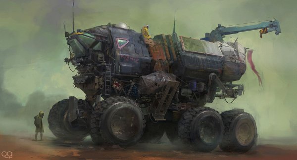 Sci Fi грузовик