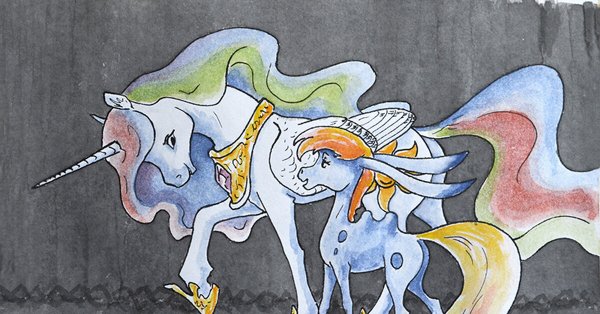 Конек горбунок арт