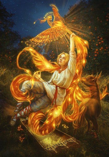 Конек горбунок Жар птица