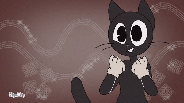 Мультяшный кот монстр