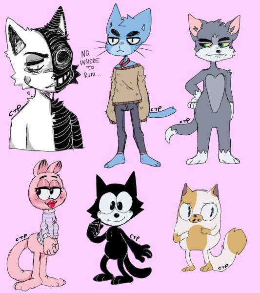 Картун Кэт и Феликс Тревор