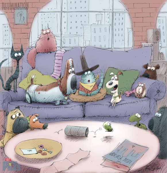 Тайная жизнь домашних животных арт