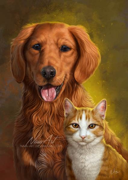 Собака рисунок