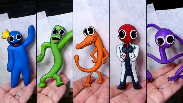 Rainbow friends Roblox Art