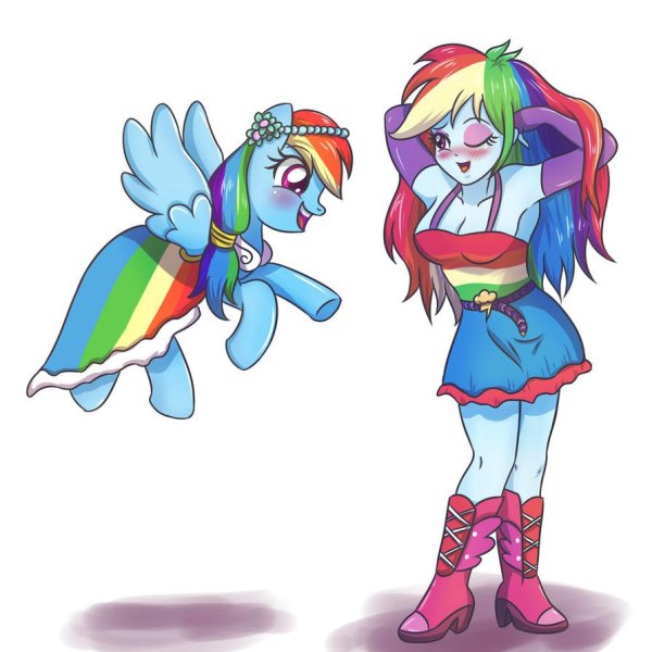 Omorashi Рейнбоу Дэш