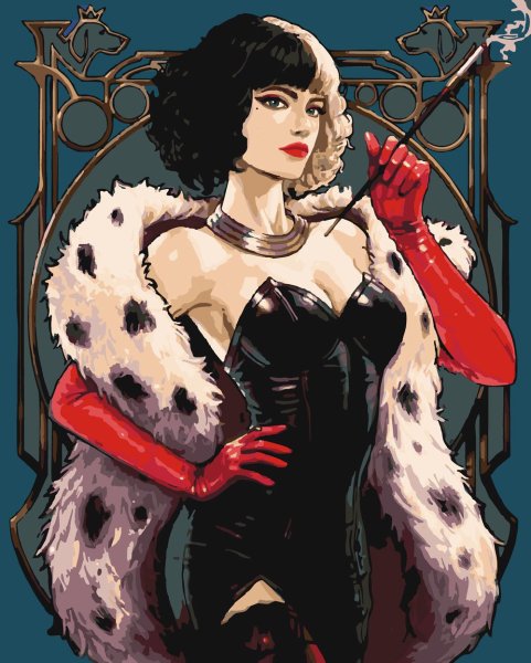 Эмма Стоун Стервелла де Виль арт