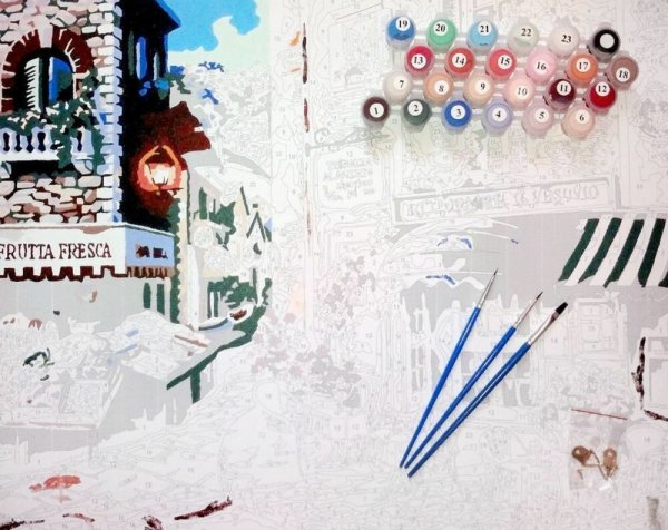 Рисование по номерам на холсте