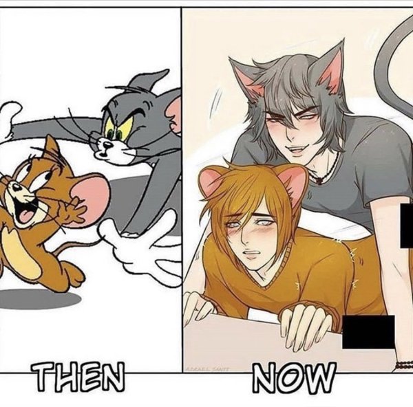 Том и Джерри хуманизации