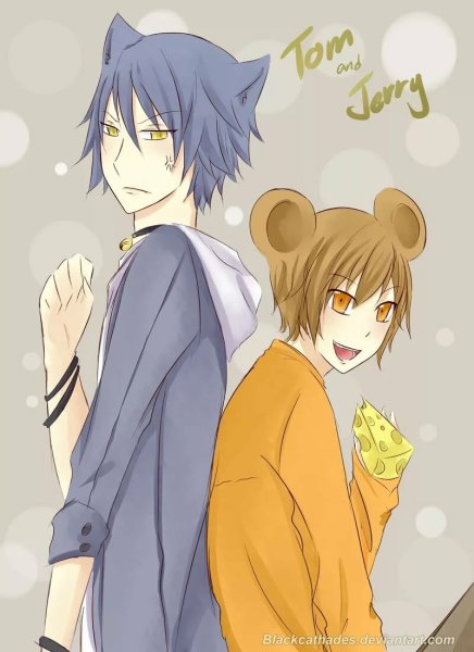 Хуманизация Тома и Джерри в аниме