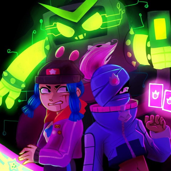 Brawl Stars Мортис и тара