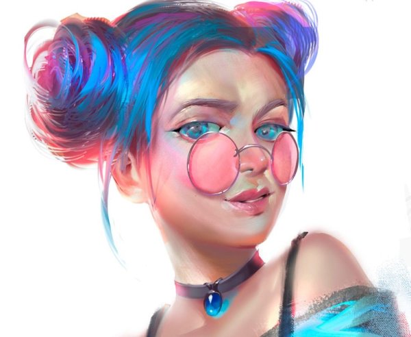 Яркие девушки мультяшные