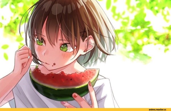 Девочка Арбуз аниме
