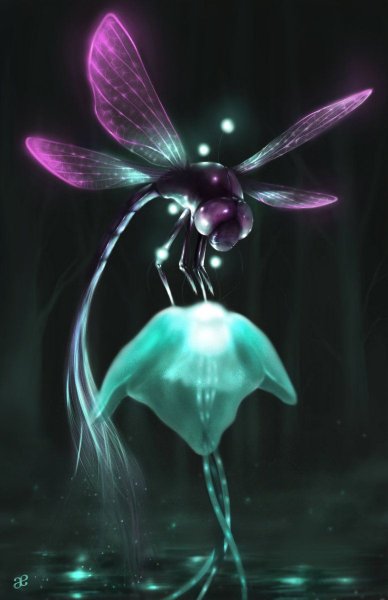 Стрекоза арт