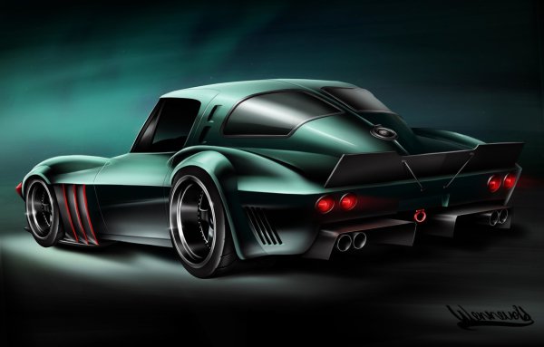 Cyberpunk Chevrolet Corvette