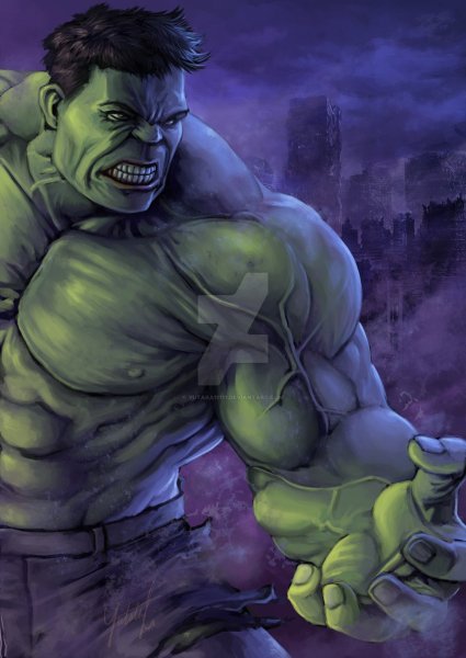 Халк Марвел арт