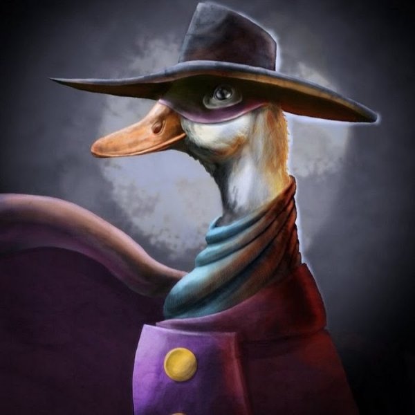 Черный плащ Гусь