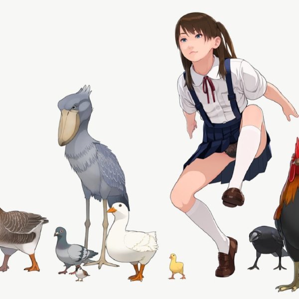 Аниме курица