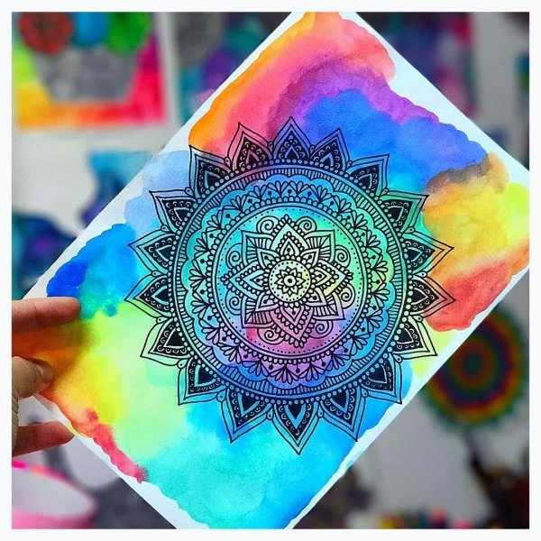 Рисование мандал в арт-терапии