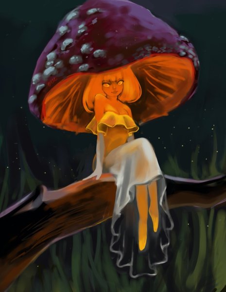 Девушка мухомор