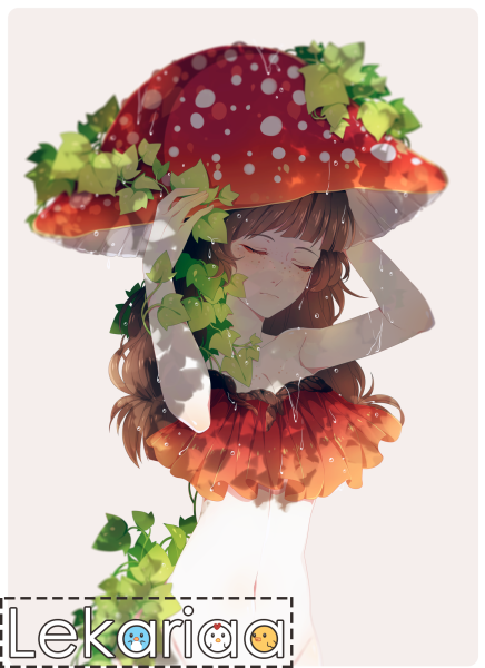 Девушка мухомор