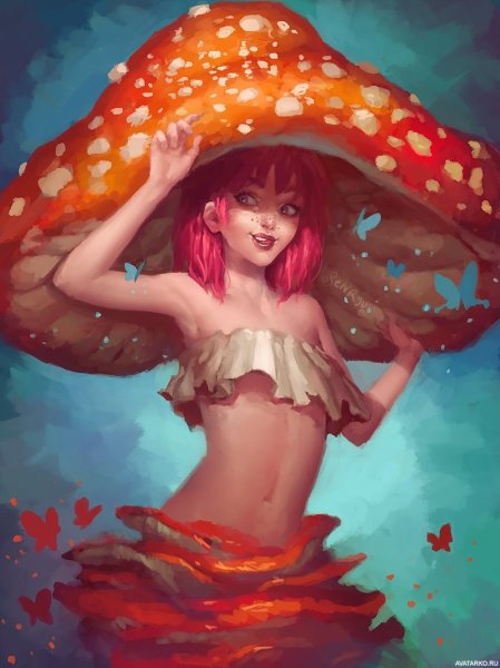 Девочка мухомор
