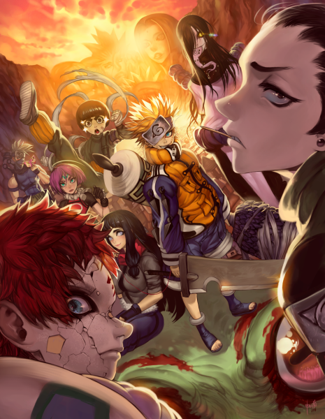 Арты по аниме Наруто