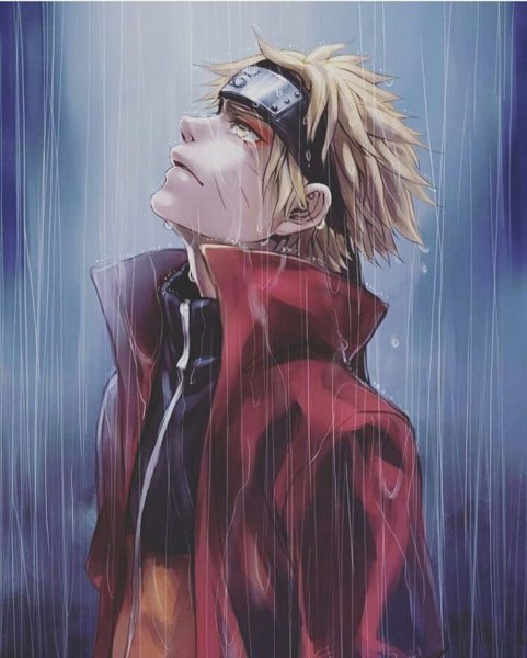 Плачущий Наруто Узумаки