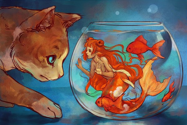 Кот Русалка