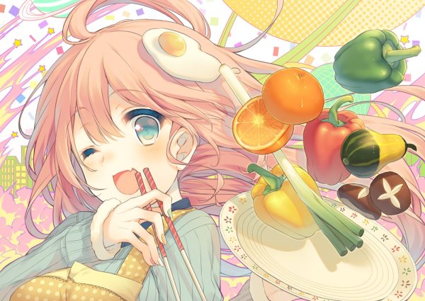 Фрукты аниме арт